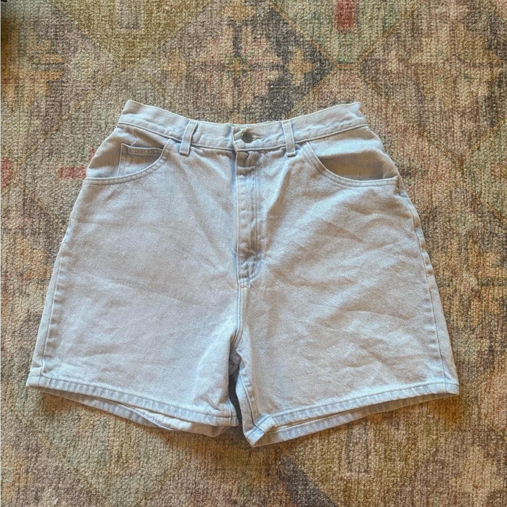 Vintage Lee Light Blue Denim Shorts